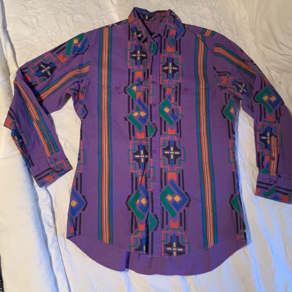 Vintage Wrangler Button Down